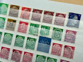 Briefmarken Deutsches Reich, BRD, DDR