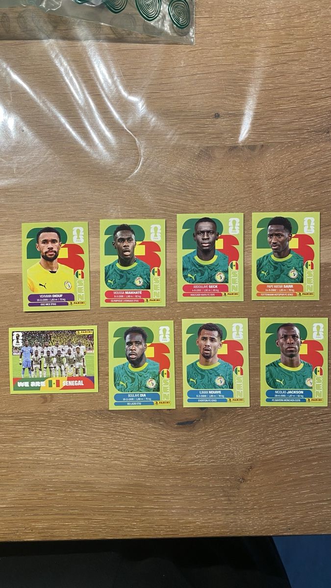 Panini Carte collezionabili: Panini Stickers - SEN - 8 Stickers – Nuovo (secondo la descrizione) da Adliswil venduto da didoli