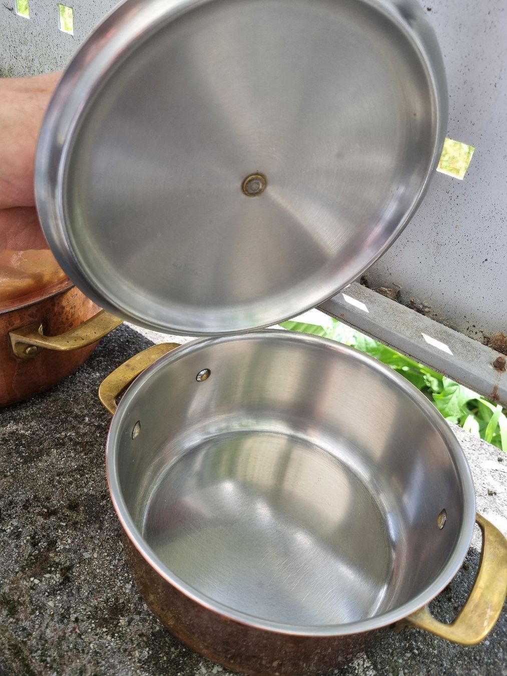Sigg Pentole: 2 kasserolle Sigg kupfer 18/8 – Usato da Ostermundigen venduto da vintage60 8