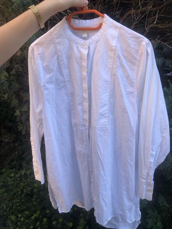 COS Bluse, Grösse 36, weiss, Wolle