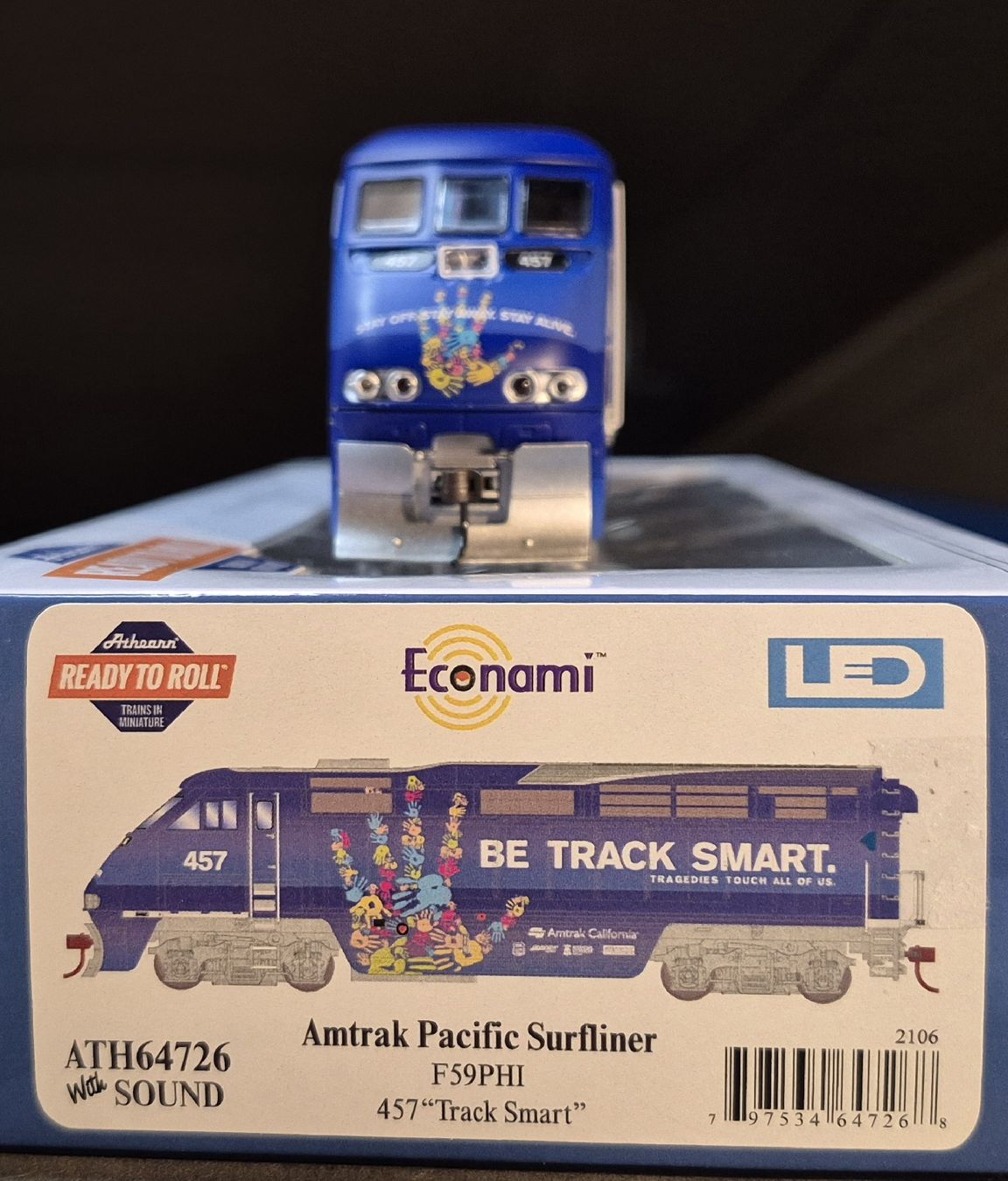 Athearn Modellini di ferrovie: Athearn Amtrak Lok "Track Smart", Neu DCC Sound – Nuovo e nell'imballaggio originale da Innerberg venduto da Kusi1310 5