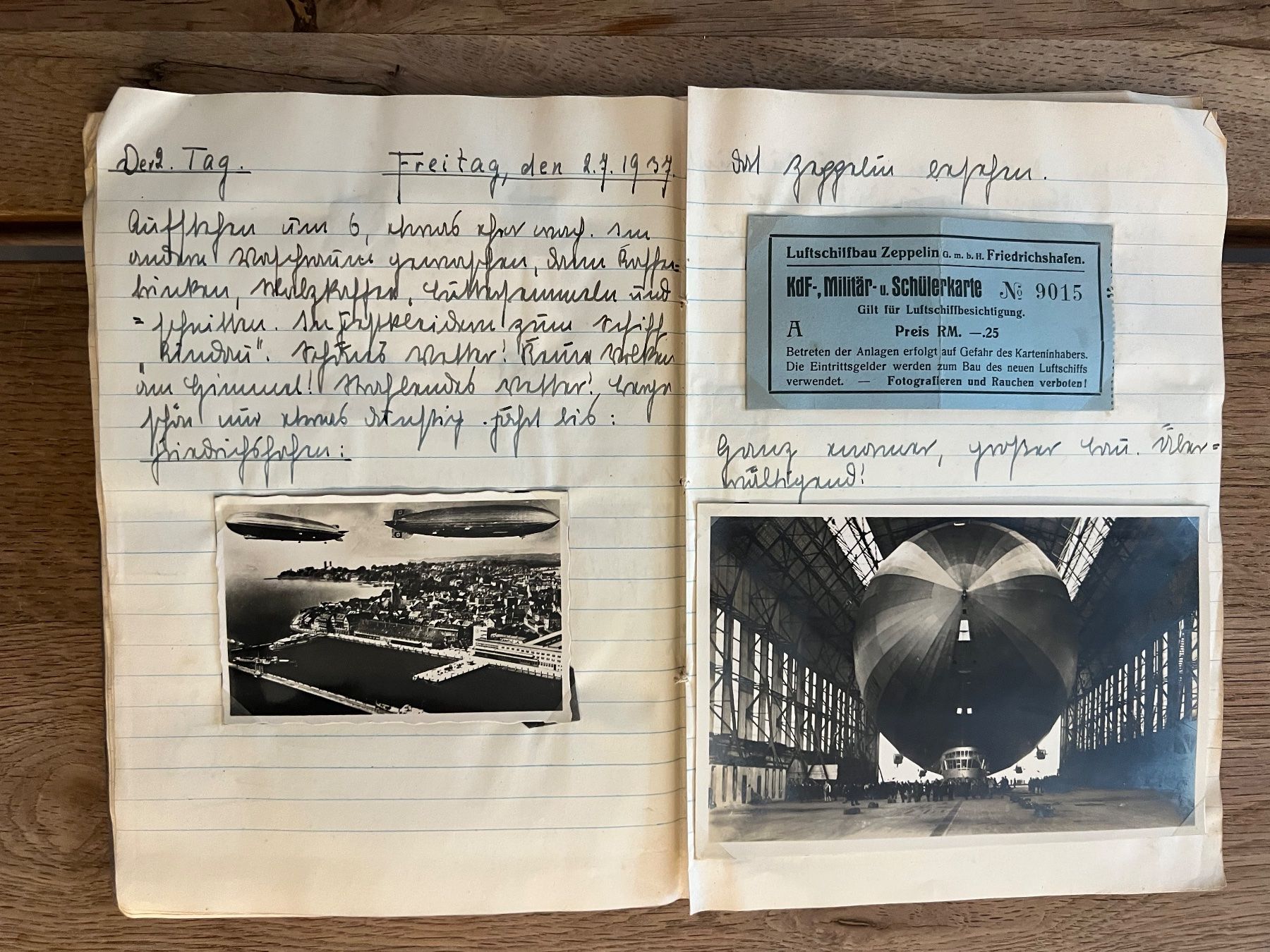 Ansichtskarten: Dokumentation Schulreise Bodenseefahrt 1937 (KoA ) – Gebraucht aus Hermetschwil-Staffeln von militaria-schweiz 7