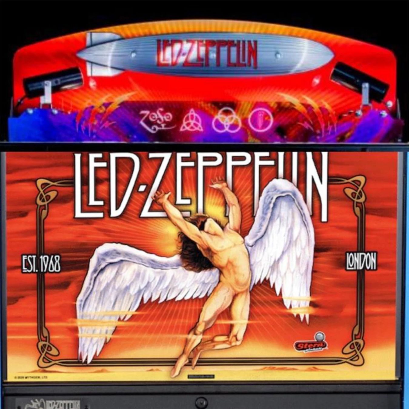 Stern Pinball Flipper: Led Zeppelin LE + Topper Stern Flipperkasten – Usato da Carì venduto da Max1102 2