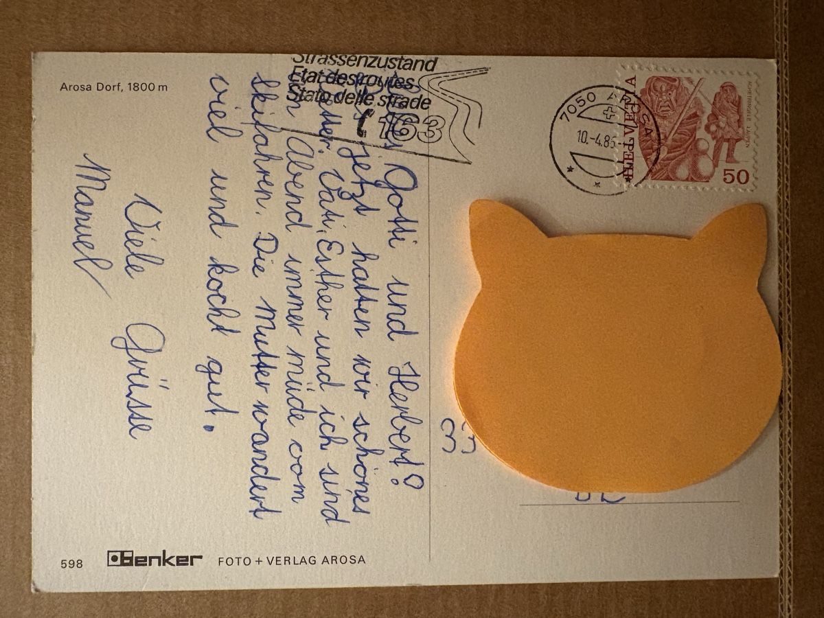 Cartoline postali: AK von Arosa Dorf – Usato da Rümlang venduto da Kartenpost1 1