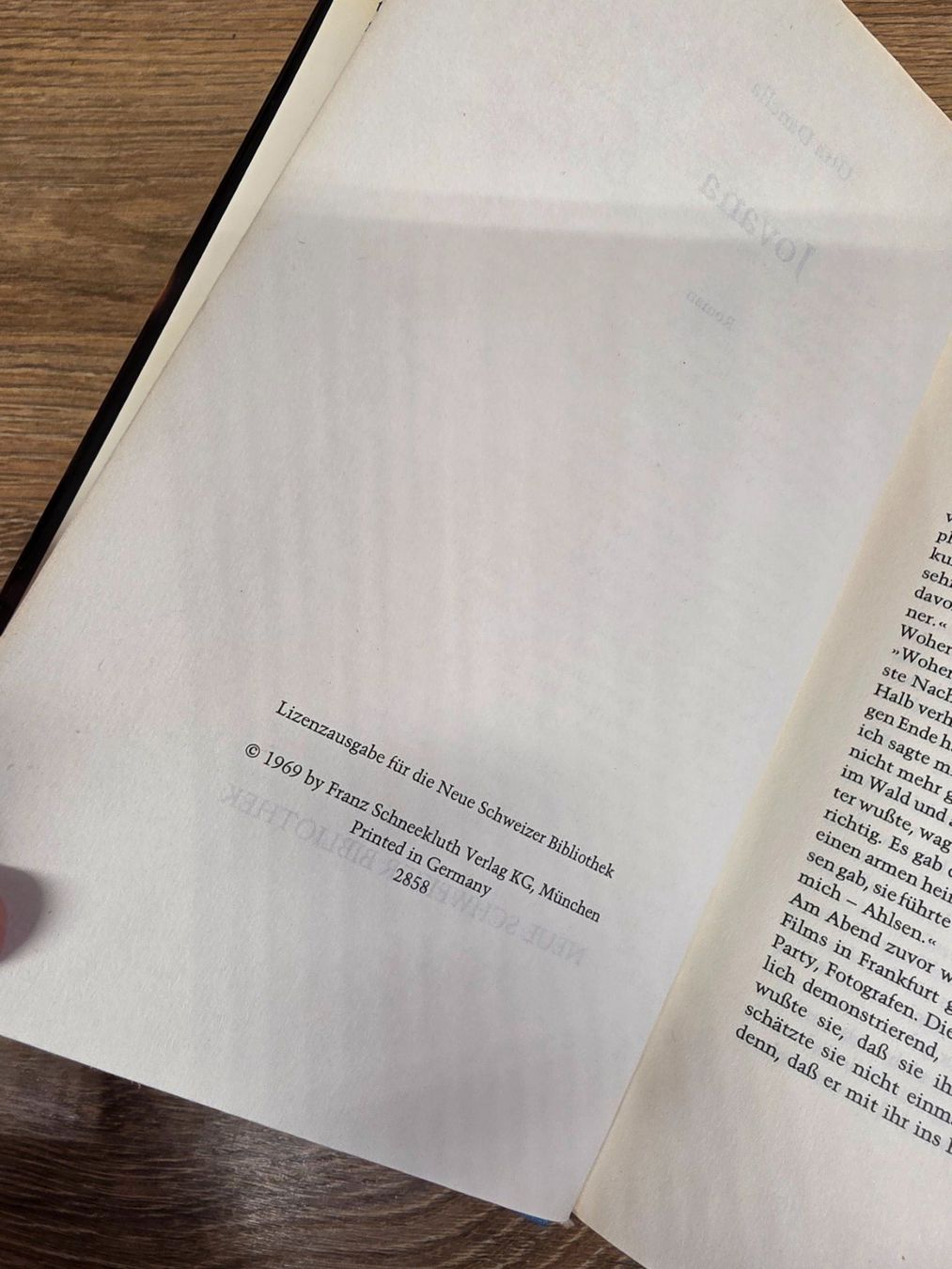 Bücher: Roman "Jovana" von Utta Danella – Gebraucht aus Nebikon von Japostyle 2