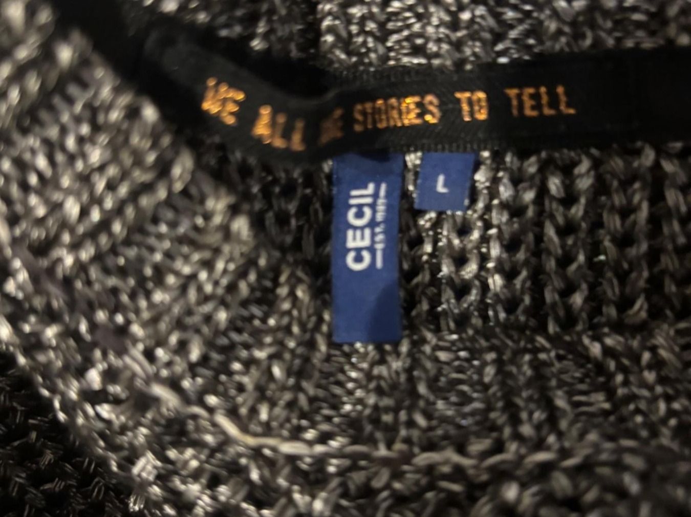 Cecil Maglioni & Felpe: CECIL Strickpullover  Gr.L GRAU/SILBER----(Z) – Usato da Wallisellen venduto da ASZT 3