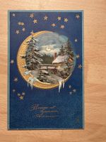 Alte Winter Postkarte, Neujahrskarte