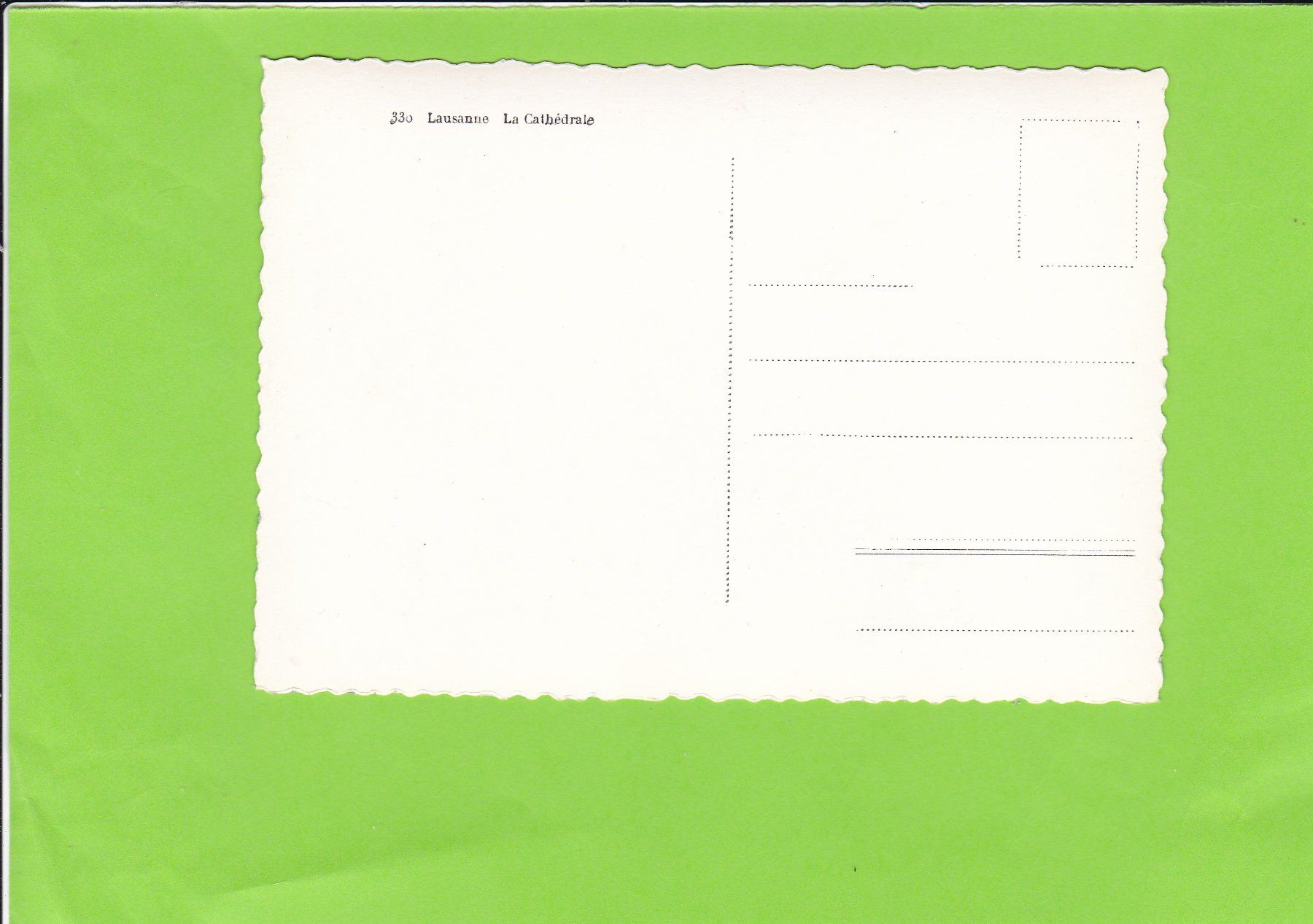 Cartoline postali: Lausanne – Usato da St. Peterzell venduto da neckertal 1