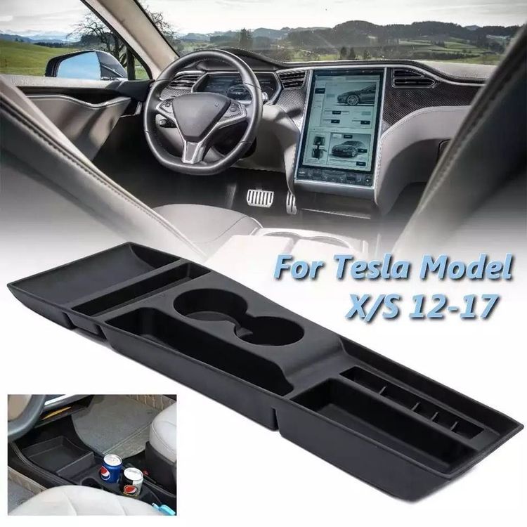 Box Einlage Mittelkonsole Tesla Model S & X - Forcar Concepts 