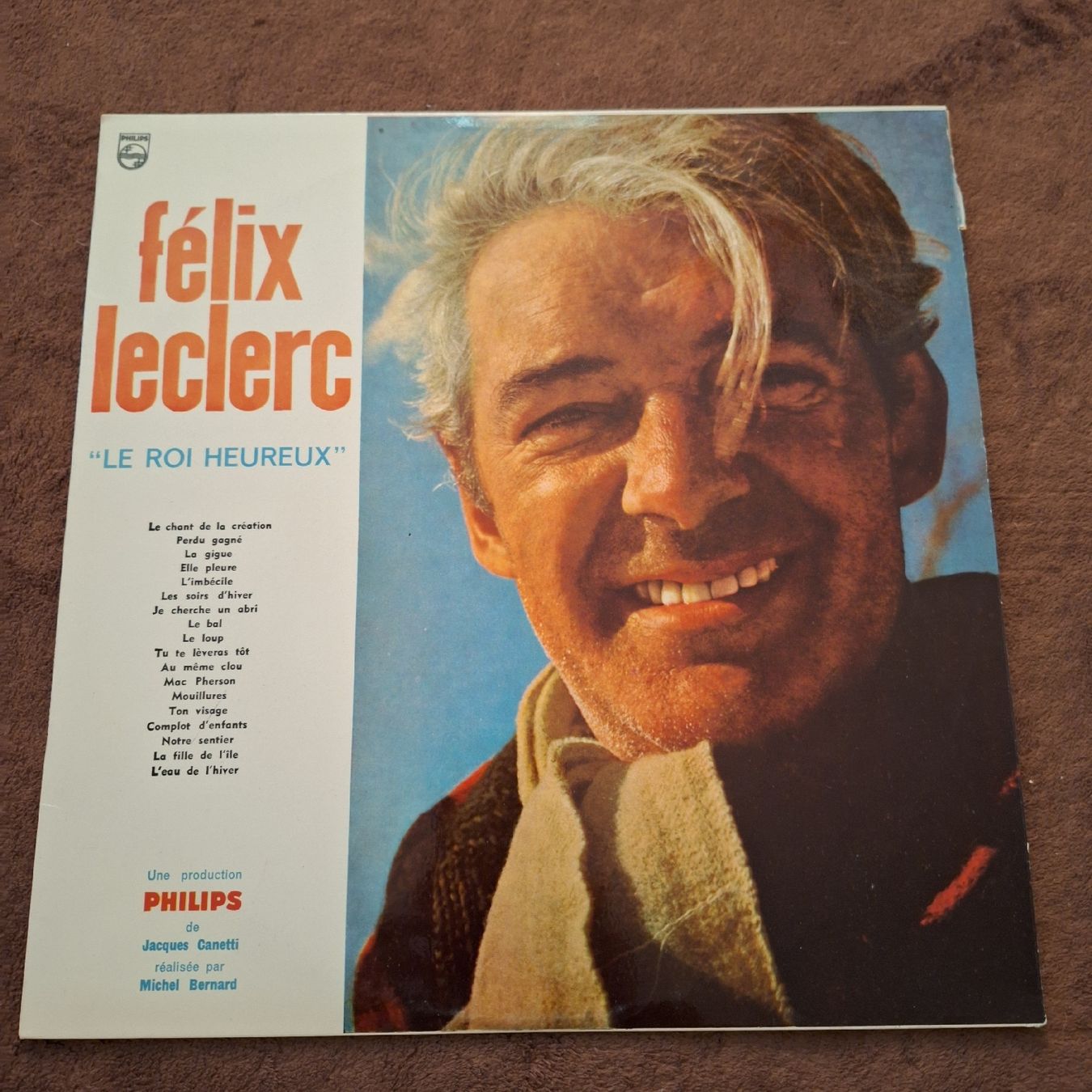 Dischi in vinile: Félix Leclerc Schallplatte - Le Roi Heureux – Usato da Winterthur venduto da Goldpipau