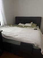 Elektrisch verstellbares Boxspringbett 180 × 200 cm 
