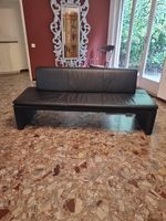 Möbel Pfister Lederbank 205 cm – schwarzes Echtleder – Desig