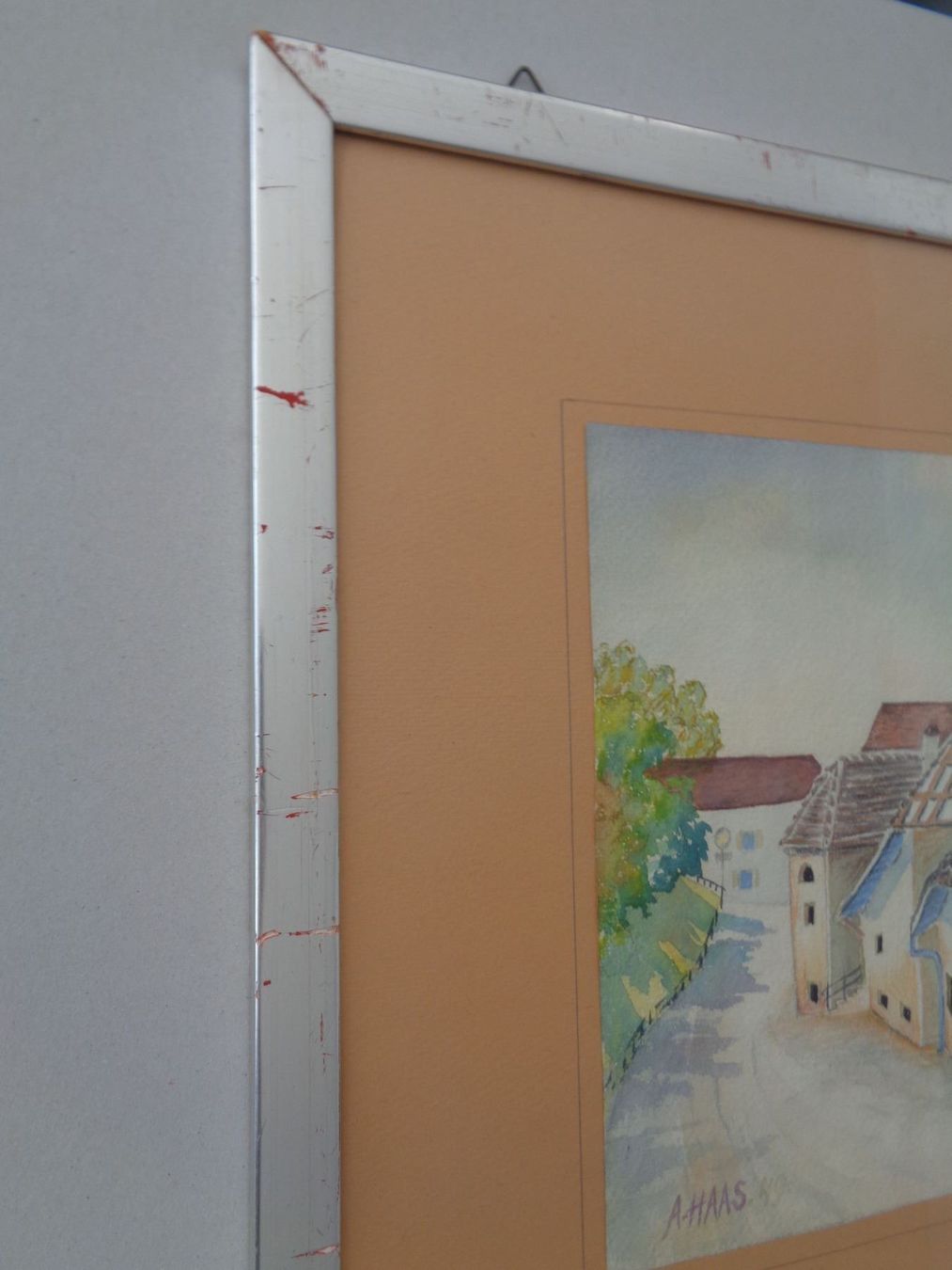 Gemälde: Aquarell Pfefferhof Basel - A. Haas – Gebraucht aus Chur von omonia 4