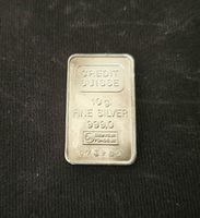 Silberbarren 10 Gramm Credit Suisse
