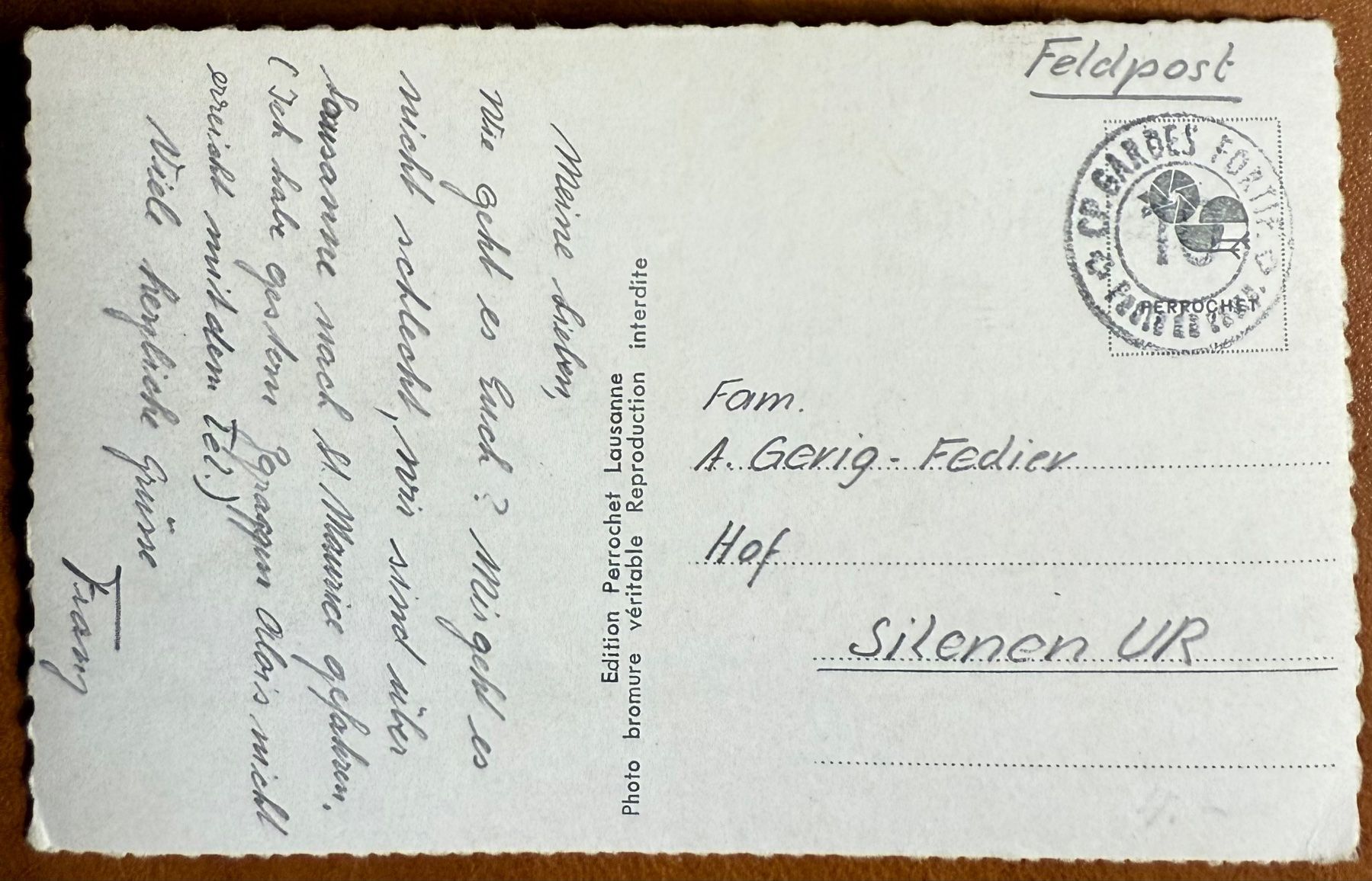 Cartoline postali: Dent de Morcles - Belle carte ancienne – Usato da Lutry venduto da Ediego 1