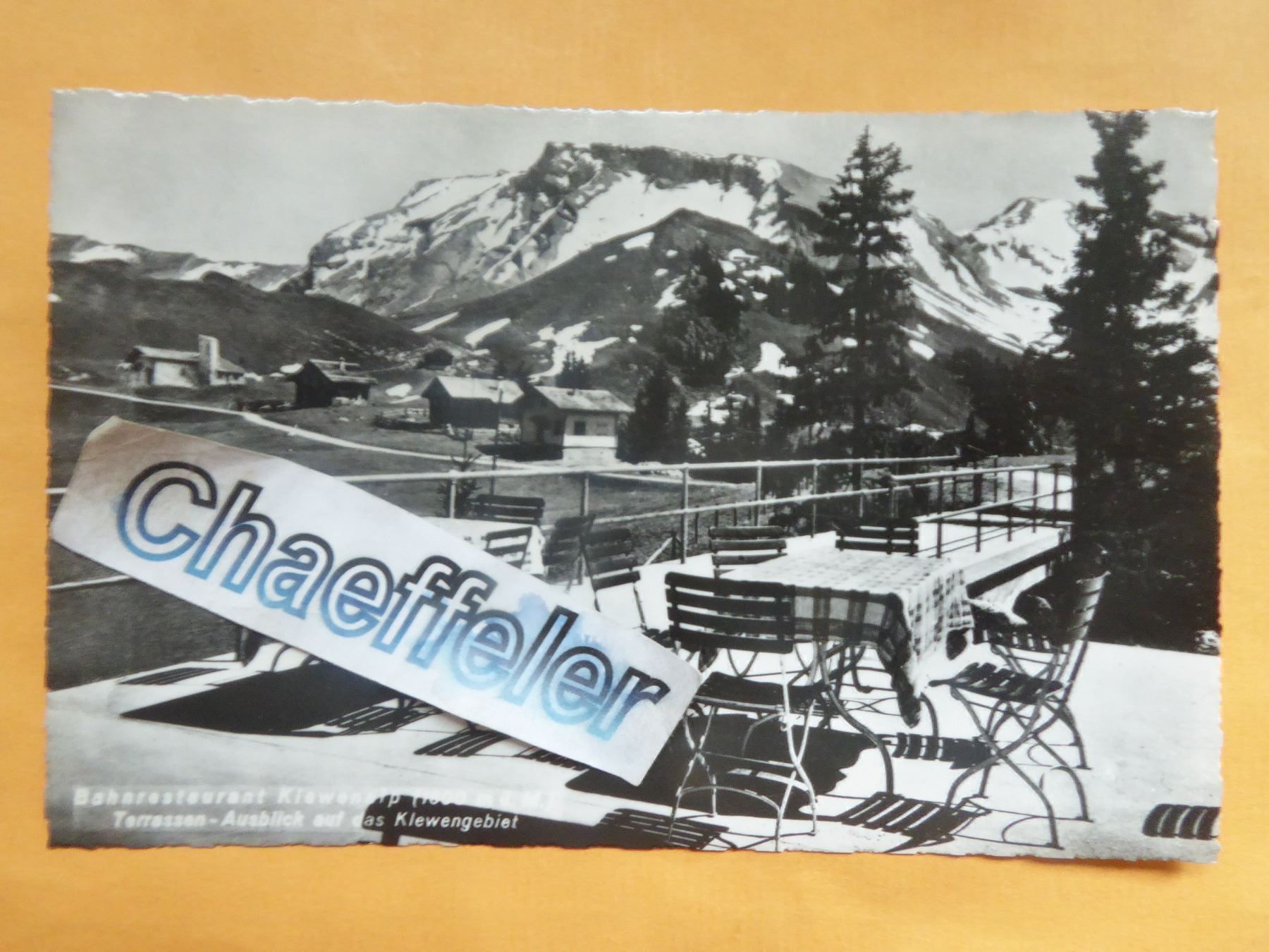 Cartoline postali: Bahnrestaurant Klewenalp – Nuovo (secondo la descrizione) da Zürich venduto da Chaeffeler