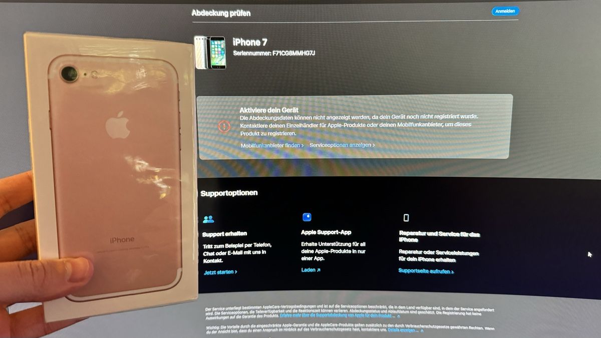 Apple Telefoni cellulari / Smartphones: Sealed iPhone 7 32GB Rosé SELTEN iOS 10 – Nuovo e nell'imballaggio originale da Wolhusen venduto da Fabian_C
