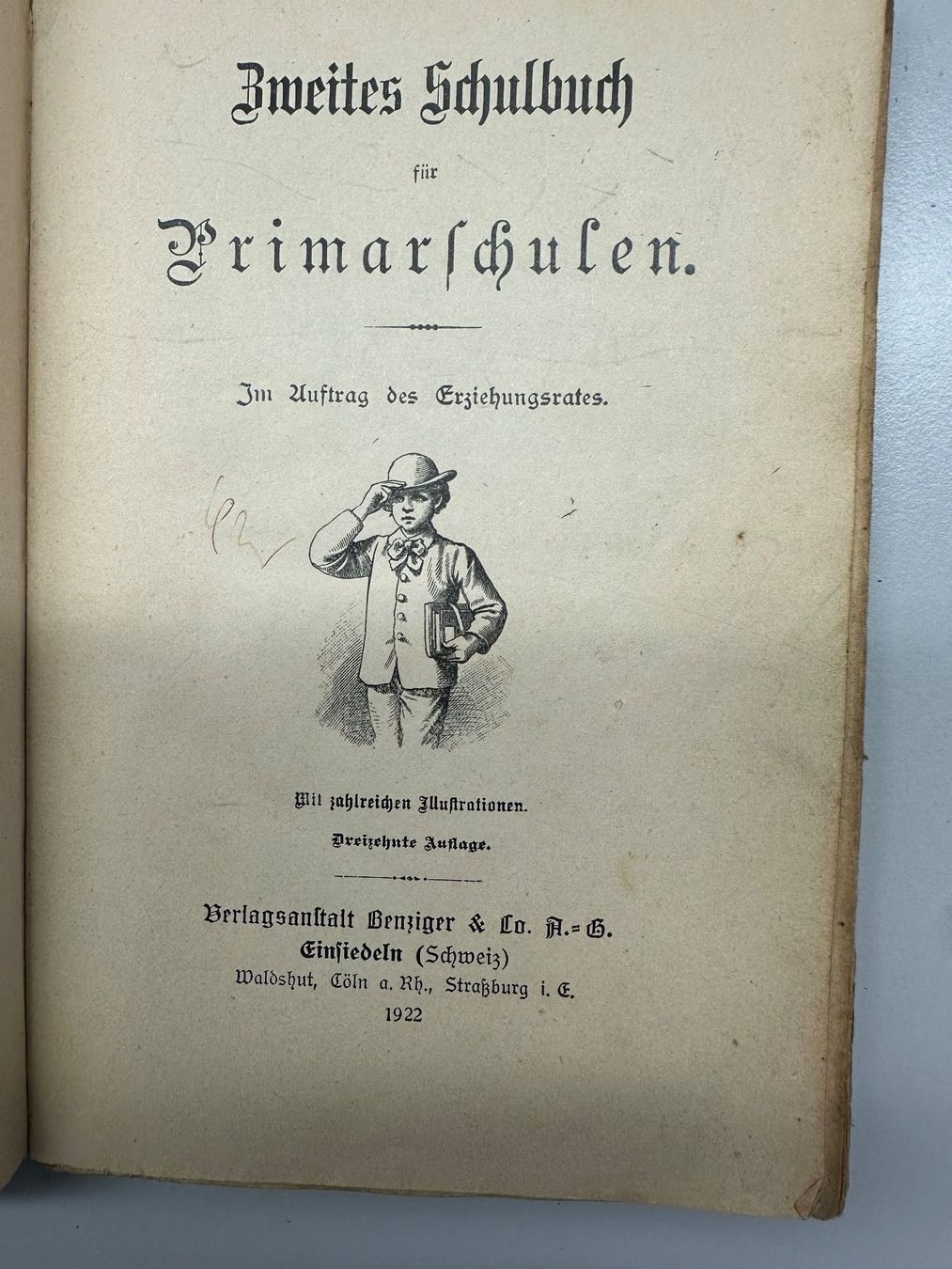 Bücher: alte Lesebücher Schwyz 1918 und 1922 – Gebraucht aus Giswil von Askan59 2