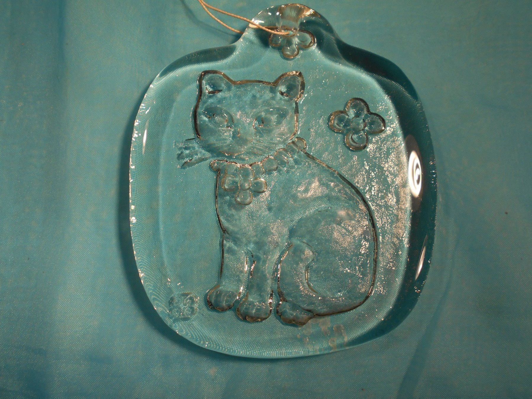 Statuette: Katze. Fensterbild, Steinlin – Usato da Bellach venduto da JingleCherry 1
