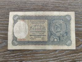 Slowakei 100 Korun 1940 - selten !!!!!