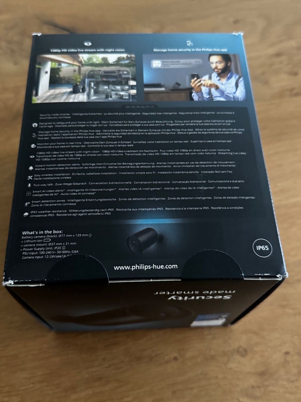 Philips Sistemi d'allarme: Philips Hue Secure Akku Kamera 1920 x 1080 Pixels – Nuovo e nell'imballaggio originale da Scherz venduto da spike22.5 2