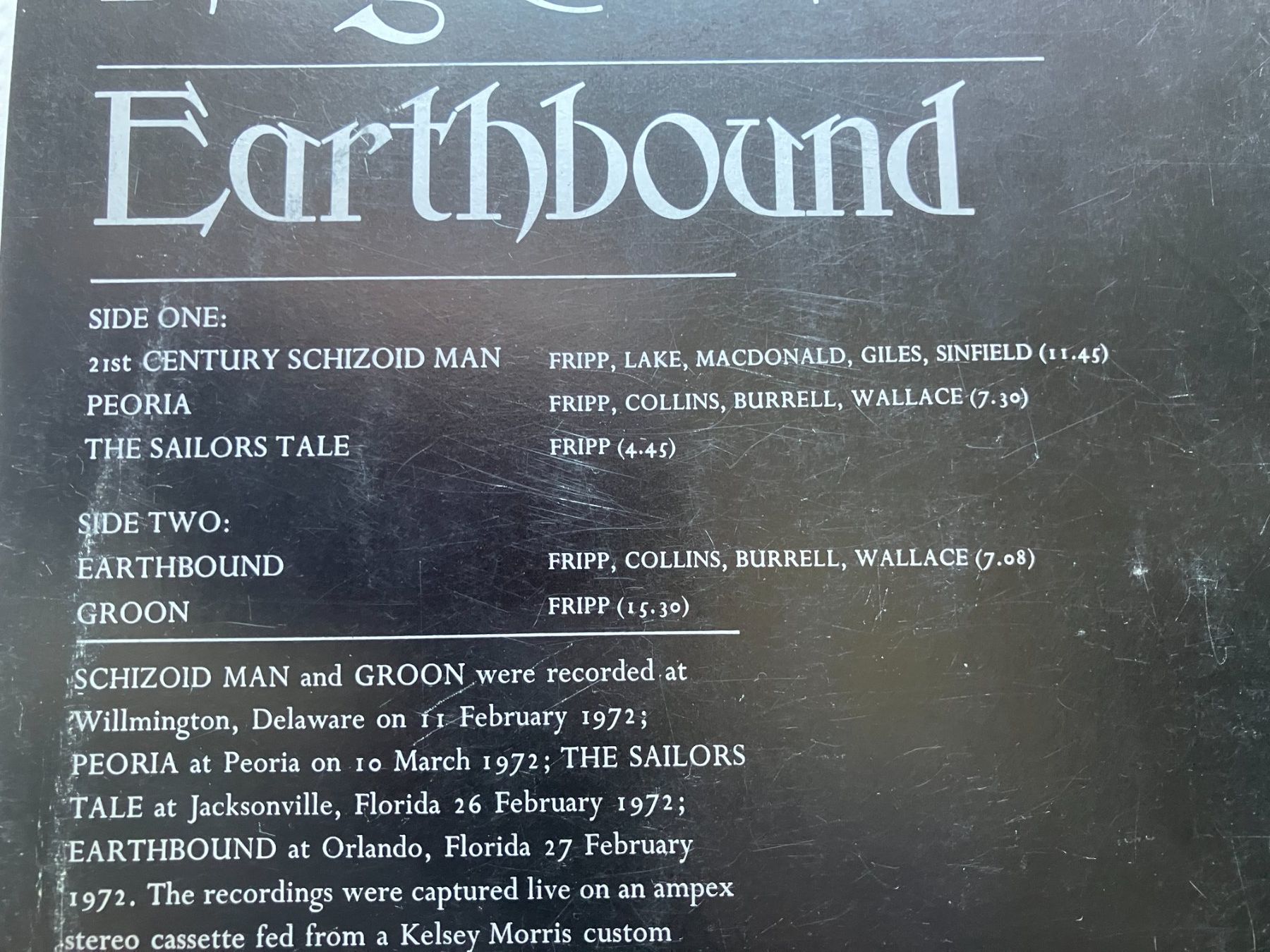 Dischi in vinile: King Crimson – Usato da Aarwangen venduto da Jukebox3 3