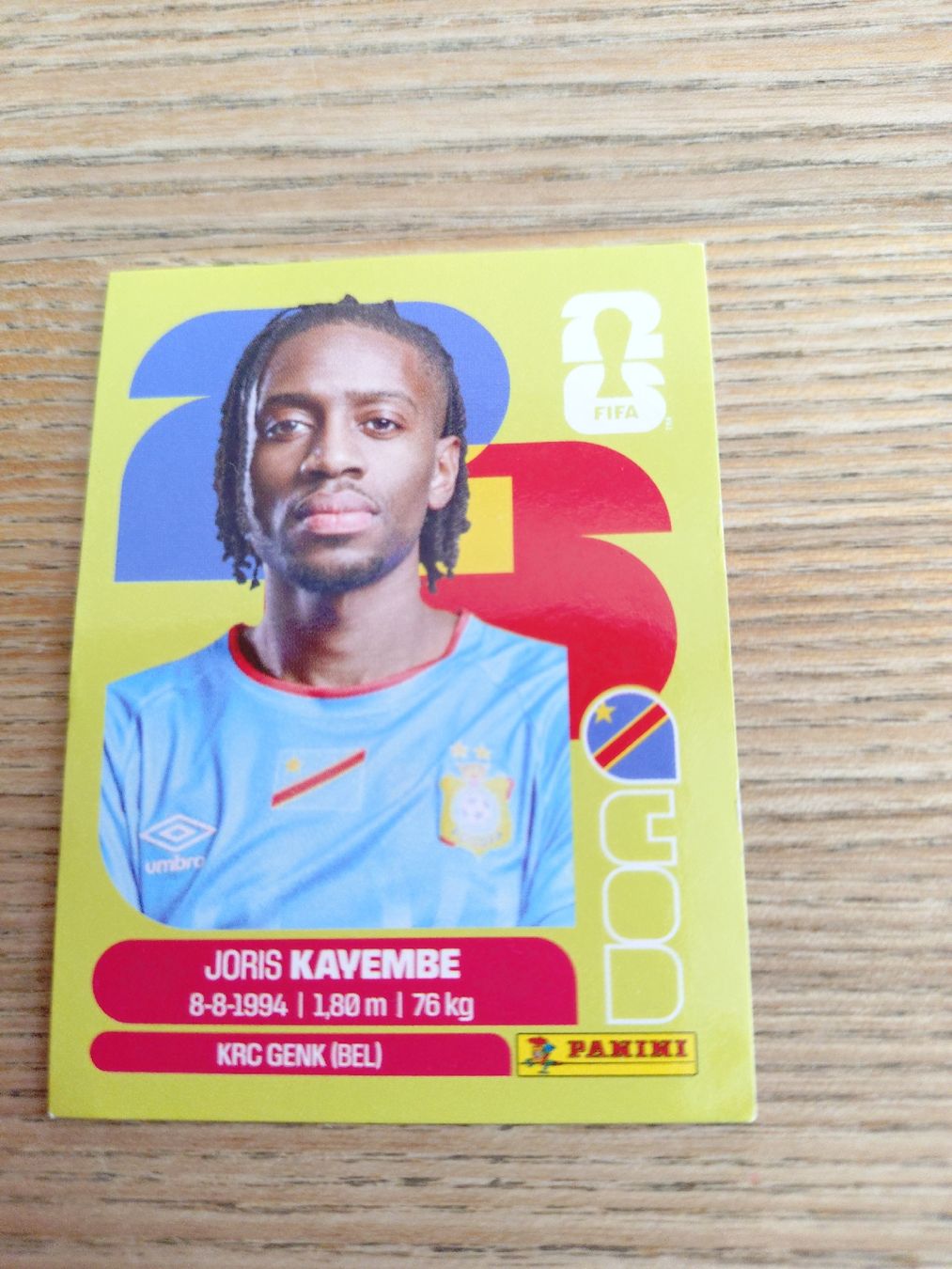 Panini Sammelbilder & Trading cards: Fussball sticker COD 7 Joris KAVEMBE – Neu und originalverpackt aus Steinmaur von Cinderella309