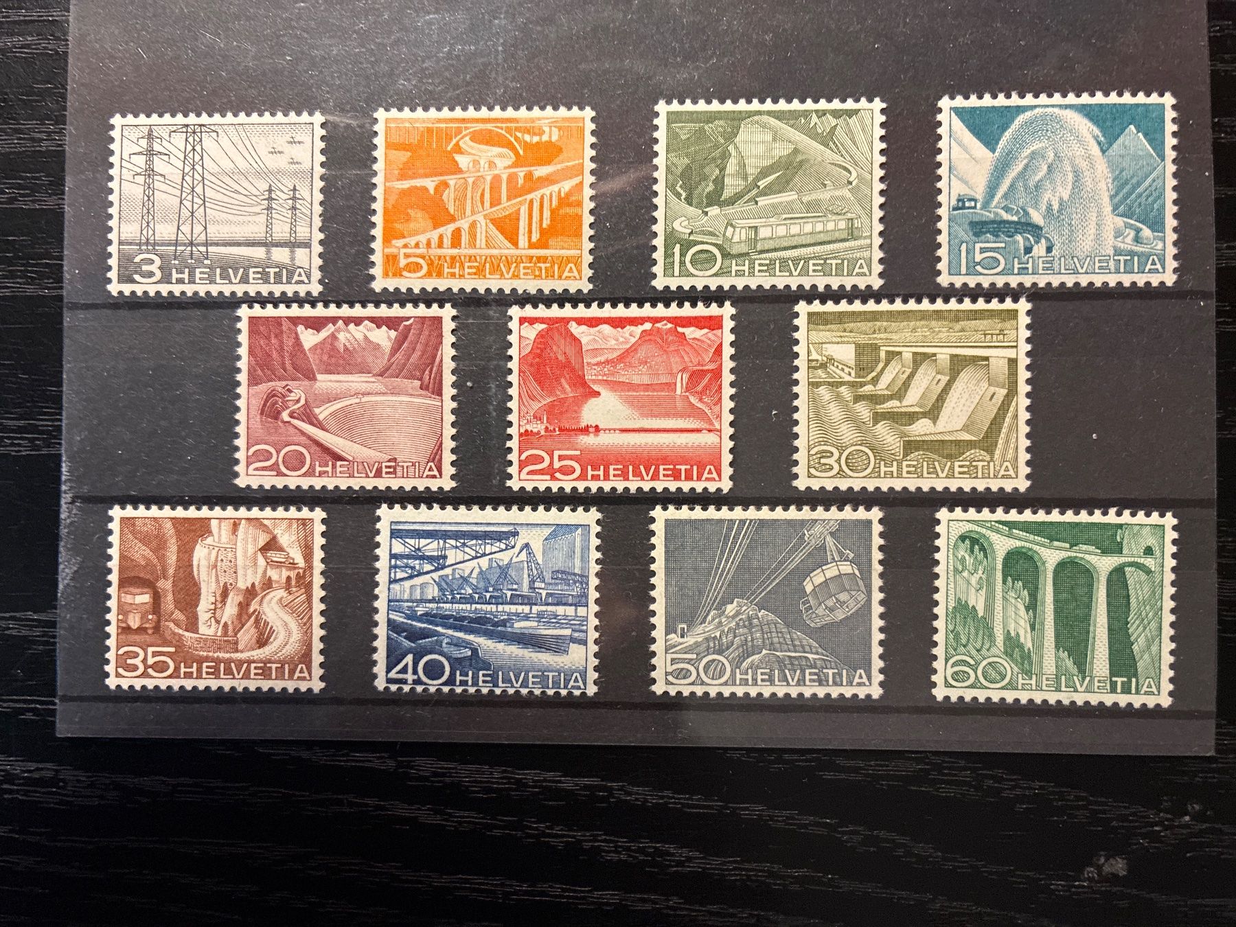 Tutti i francobolli: Briefmarkensatz Schweiz 1949 ** – Usato da schafisheim venduto da bru_bkb8