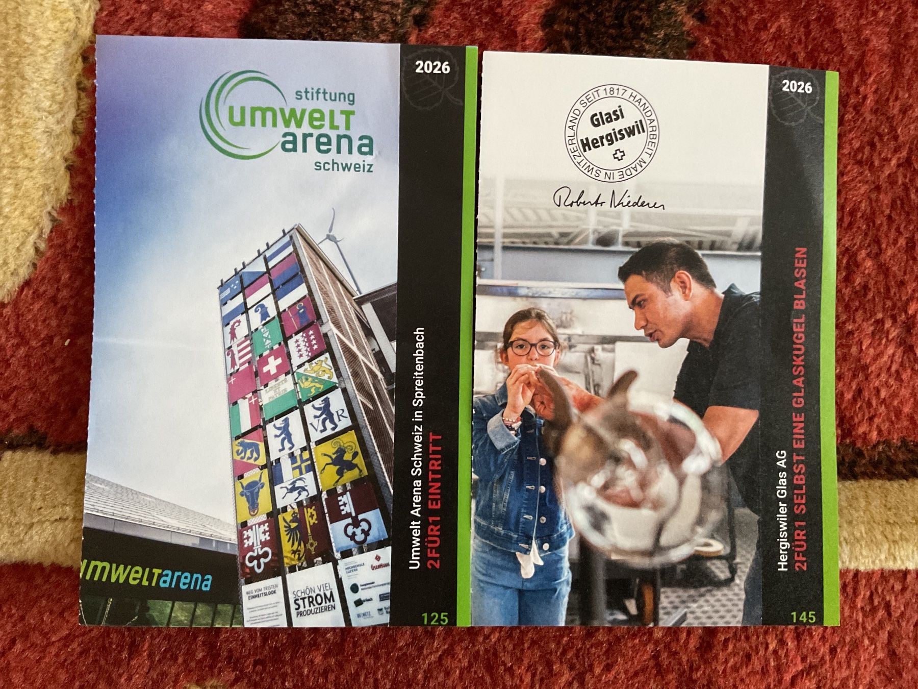 Gutscheine: 7 bons de réductions à diverses endroits – Neu (gemäss Beschreibung) aus Düdingen von Yellow 1