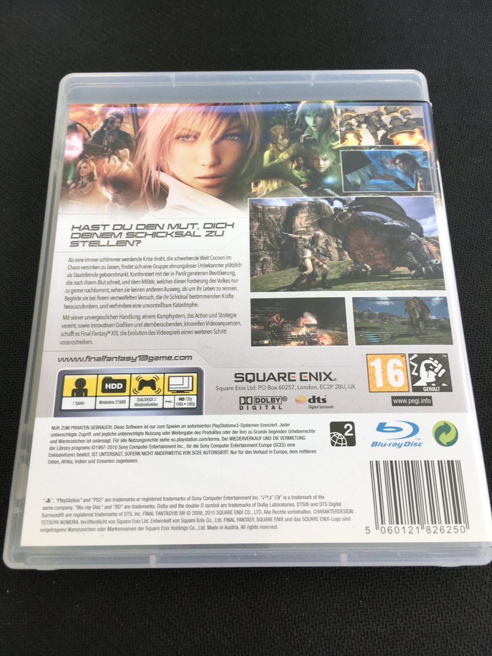 Sony Jeux: Final Fantasy XIII - Playstation 3 / PS3 – D'occasion à St.Gallen par Punktchen01 1