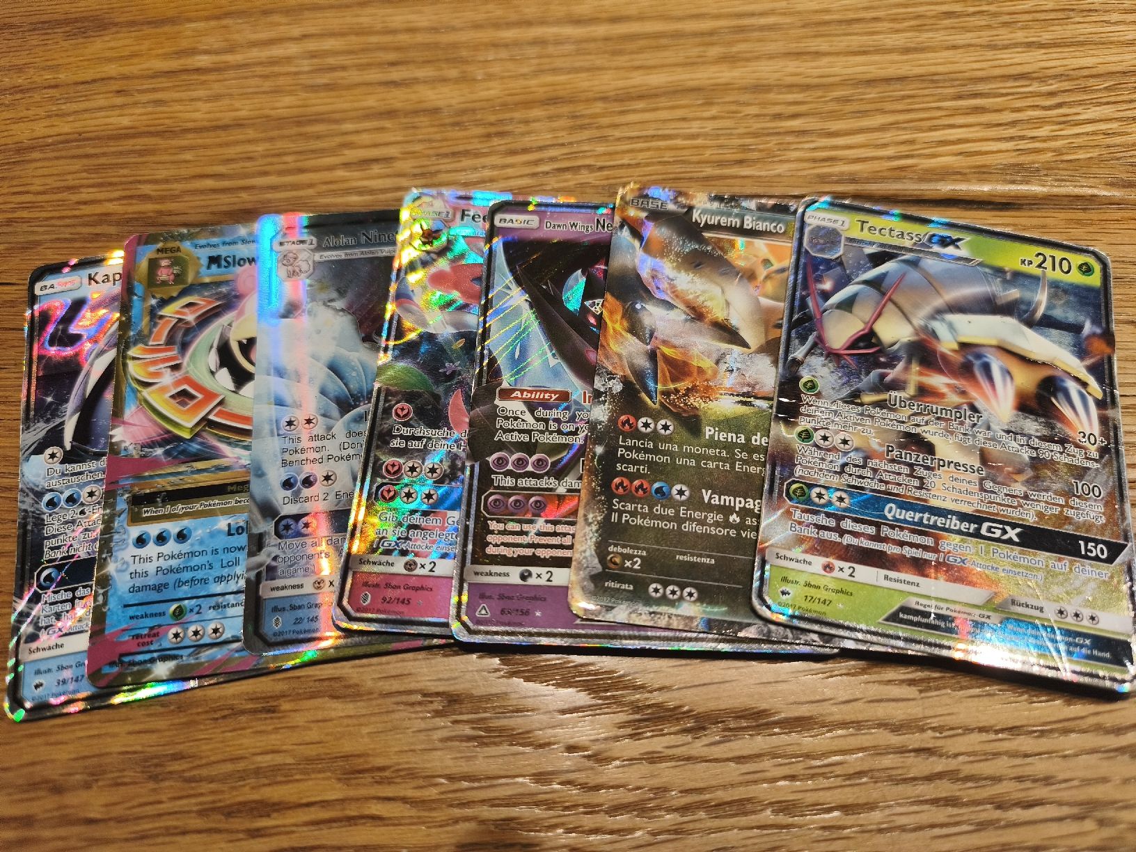 Pokémon Carte collezionabili: Pokémon Karten GX, Sammlung von 7 Karten – Usato da Oberurnen venduto da Schneidi79