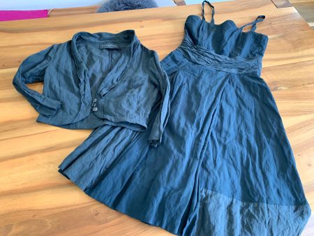 SYNDICATE festliches Kleid  + Jacke Gr. 34/36