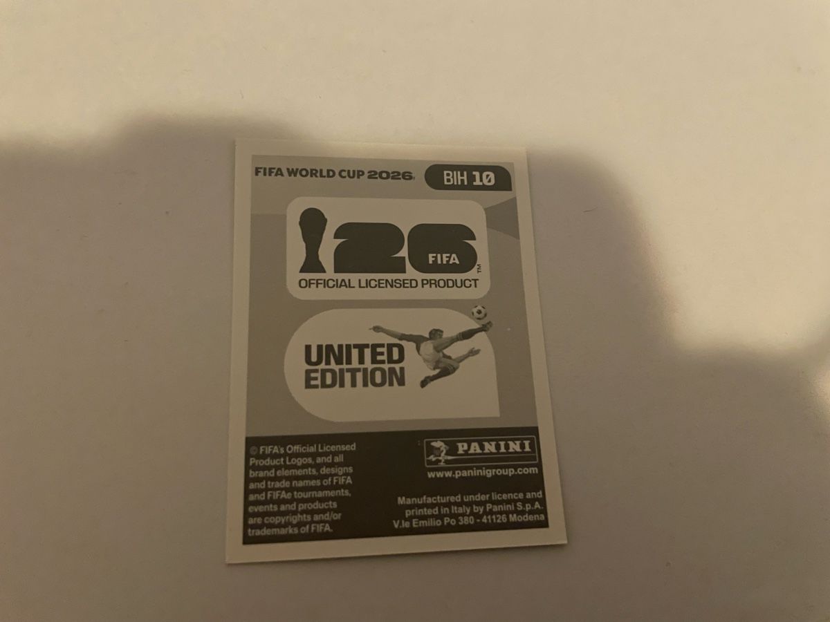 Panini Carte collezionabili: FIFA WM 2026 Armin Gigovic BIH 10 – Nuovo (secondo la descrizione) da Winterthur venduto da Cobraforce 1