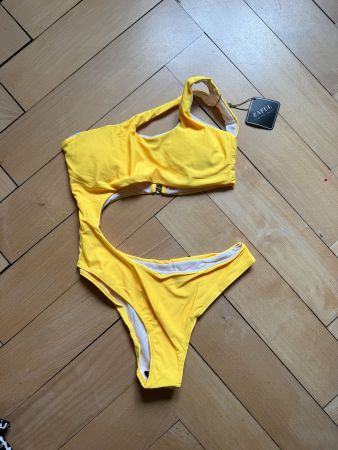 ZAFUL - Monokini Badeanzug gelb 38 UNEU)