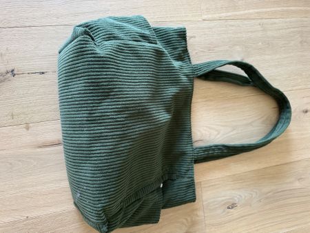 Grüne Cord Tasche,