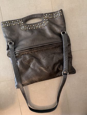 Leder Handttasche von Taschendieb Wien