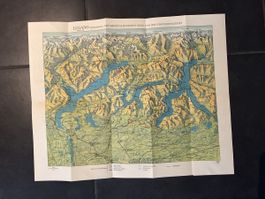 5 teiliges Set von Prospekten von Lugano TI