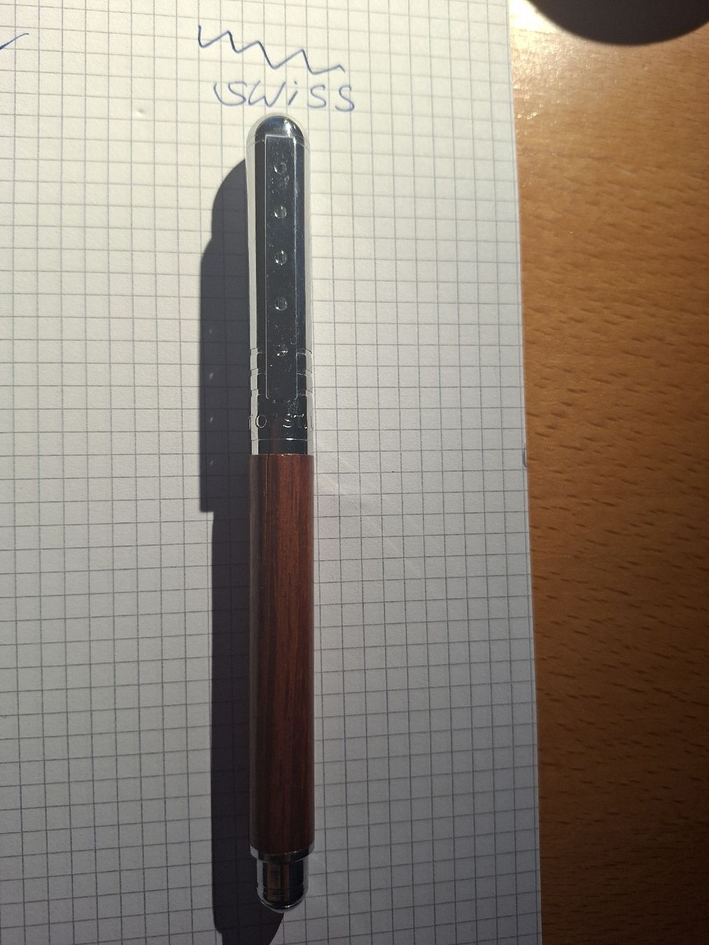 Penna & Evidenziatori: Füllfederhalter Iridium Point Holzoptik.Neu – Nuovo (secondo la descrizione) da Uster venduto da mak_mw2n 4