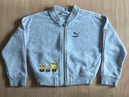 Puma Minions Bomberjacke Grau Gr.116, 5-6 Y