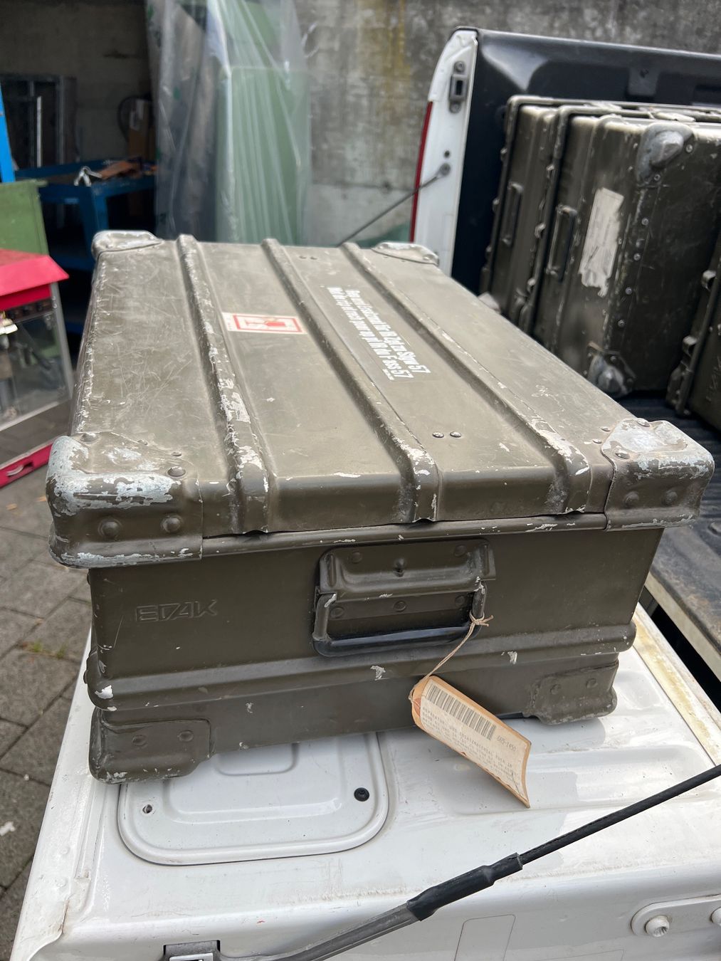 Casse di trasporto: Schweizer Armee EDAK ALU Transportkiste – Usato da Egg b. Zürich venduto da SwissTradingAgency 4