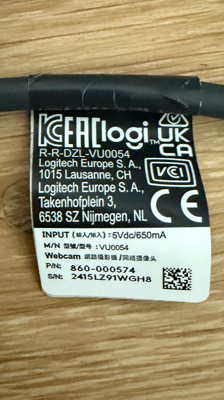 Logitech Webcams: Webcam Logitech C920s Full HD neuwertig – Neu (gemäss Beschreibung) aus Wettingen von Michaelroe0 1