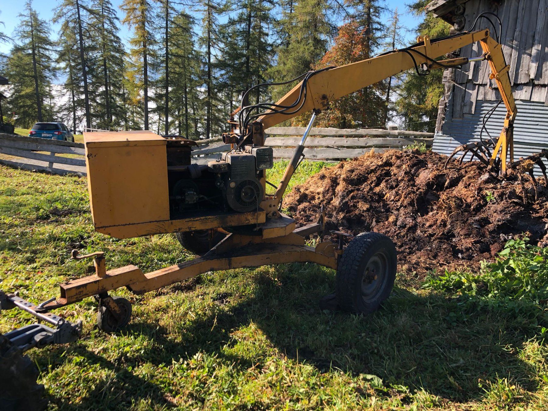 Kräne: Mistkran mit Aufbaumotor Basco – Gebraucht aus Scheid von fleggi 1