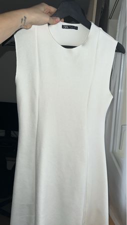 Robe blanche ZARA, taille M