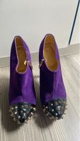 Sergio Todzi  Stiefelette, Gr. 38,, violett VelourKL