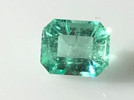 SMARAGD  bläulich/grün  0.37cts  Ural / Sibirien