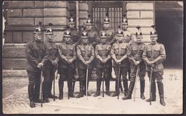Zürich Kaserne mit Soldaten Feldpoststempel