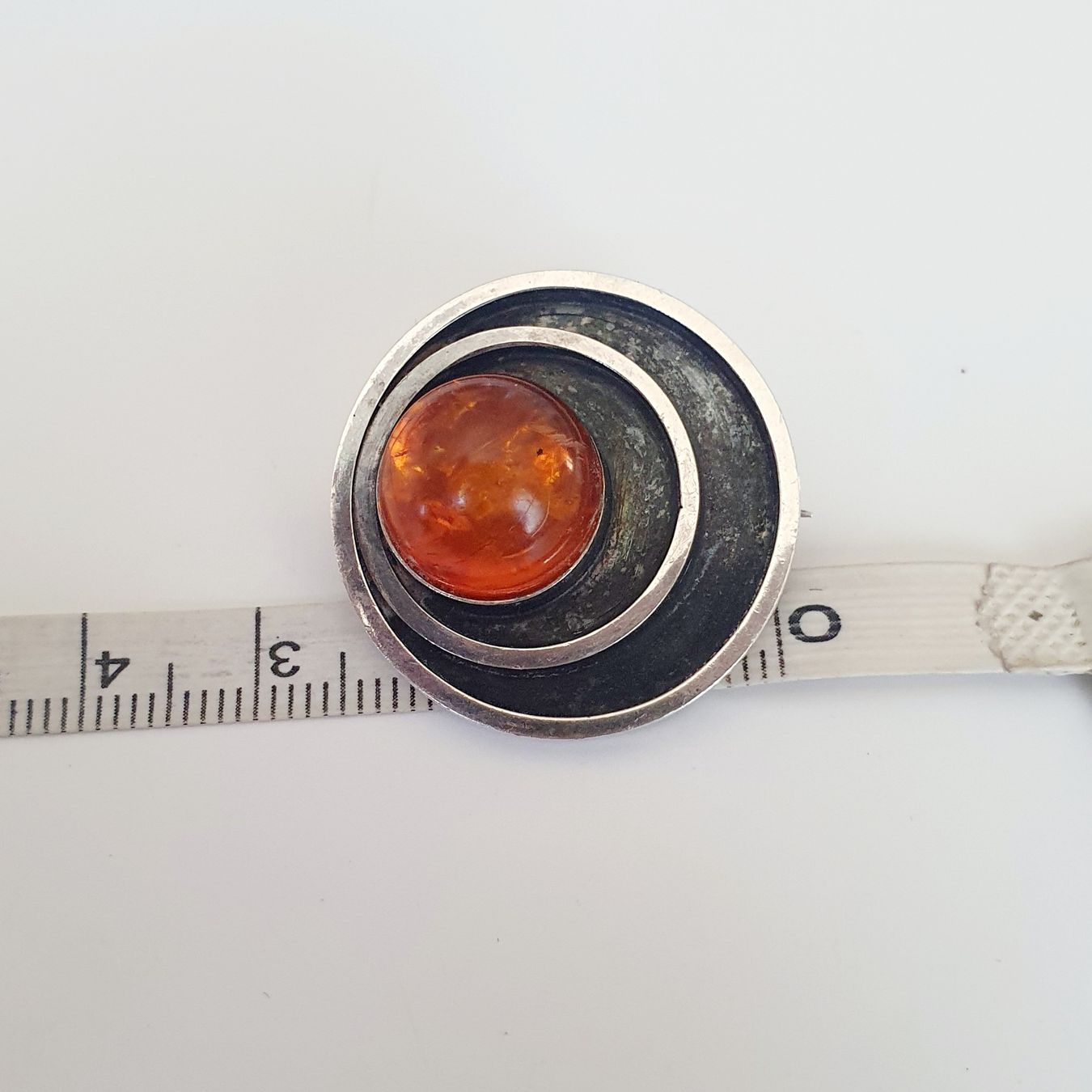 Spille & Fermagli: Vintage Bernsteinschmuck Brosche Silber 835  – Usato da Kreuzlingen venduto da Wunderkiste123 3