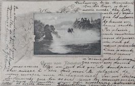 SCHAFFHAUSEN  -  Gruss vom Rheinfall  - 1905