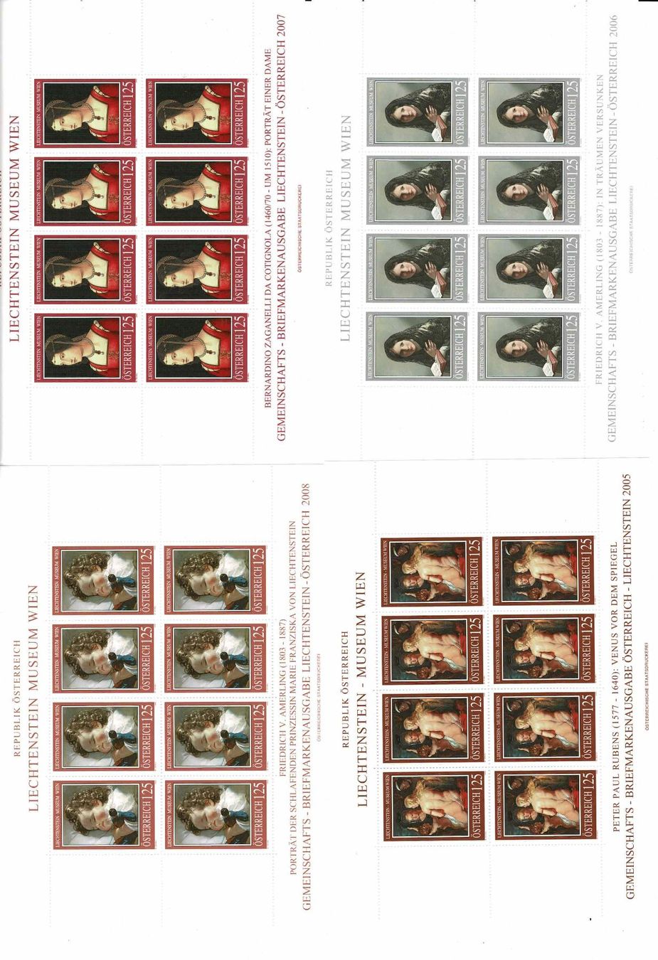 Tutti i francobolli: Liechtenstein Museum 4 KB ** – Nuovo (secondo la descrizione) da Lausanne venduto da Whorvath