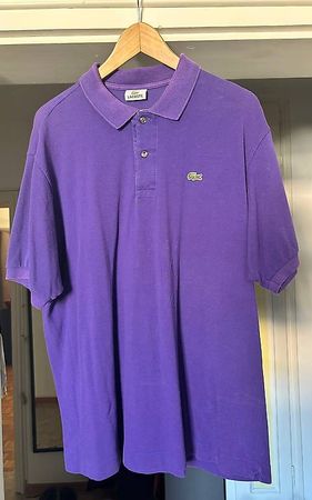 LACOSTE POLOSHIRT, violet, Grösse 7